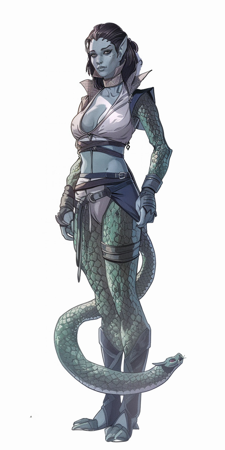 Sasselin when she embraces her snake-like tendencies more