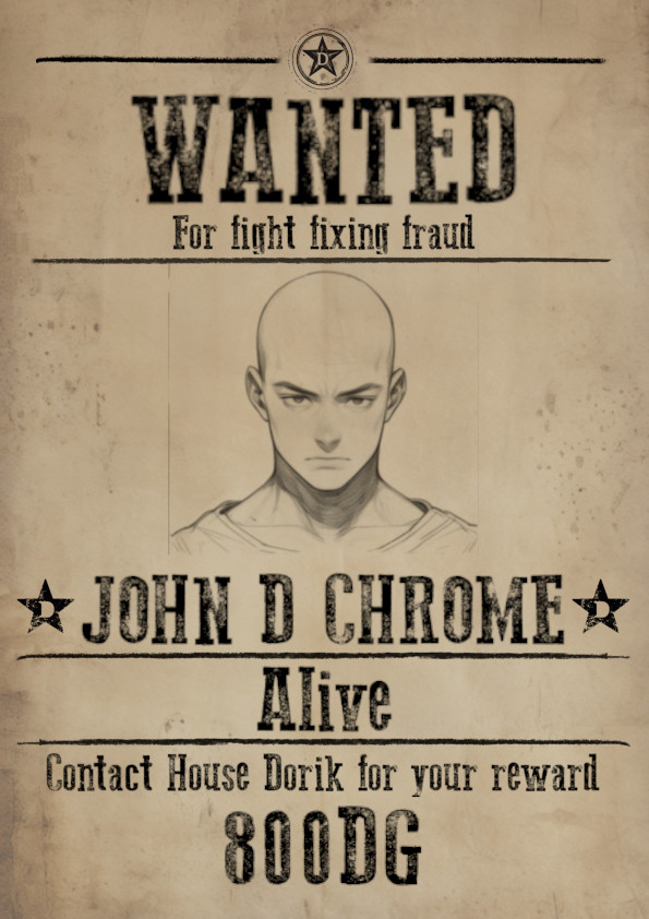John's wanted poster